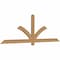 Ekena Millwork Redmond Smooth Timber Gable Bracket, Western Red Cedar, 84"W x 28"H x 1 1/2"D x 3 1/2"F, 8/12 Pitch GBW084X28X0204RED00SWR - alternate 3